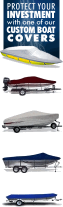 Protect your investment with one of our custom boat covers, Ski Boat Covers, V-Hull Covers, Tri-Hull Cover, Jon Boat Cover
