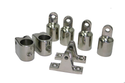 2-Bow Tops STAINLESS STEEL FITTINGS (FOR WESTLAND ALUMINUM FRAME)