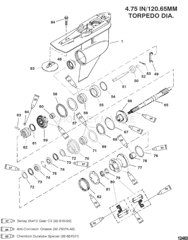 Gear Housing Propeller Shaft Counter Rotation image