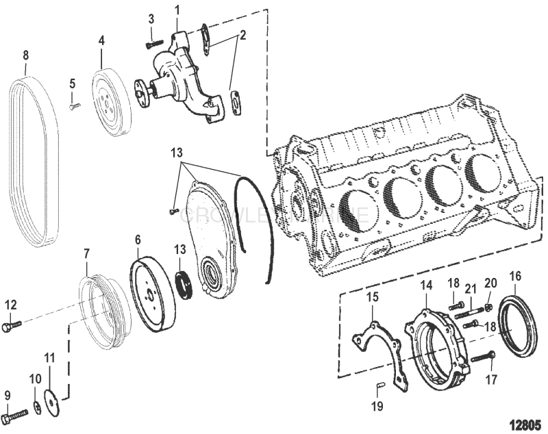 Water Pump And Front Cover image
