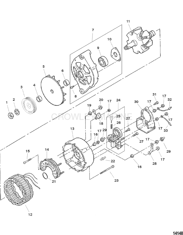 Alternator Components(Mando) image
