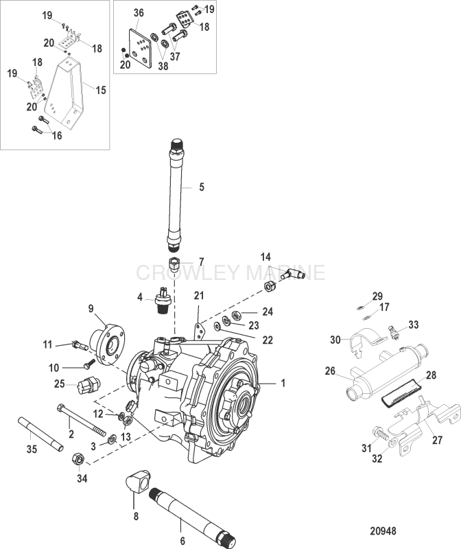 Transmission And Related Parts(Borg Warner 71c 72c) image
