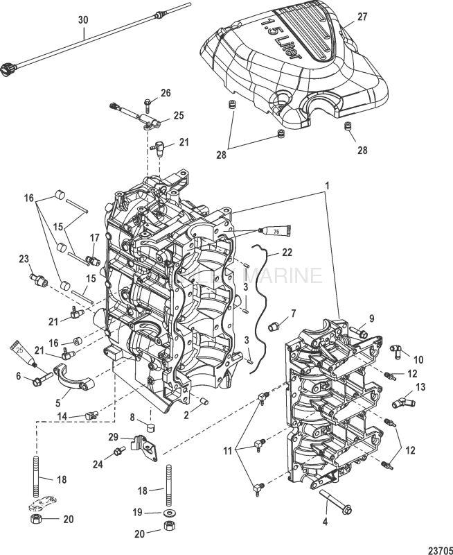Cylinder Block And Crankcase image