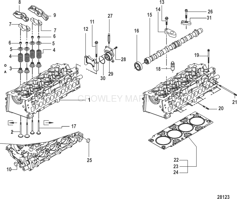 Camshaft And Cylinder Head image