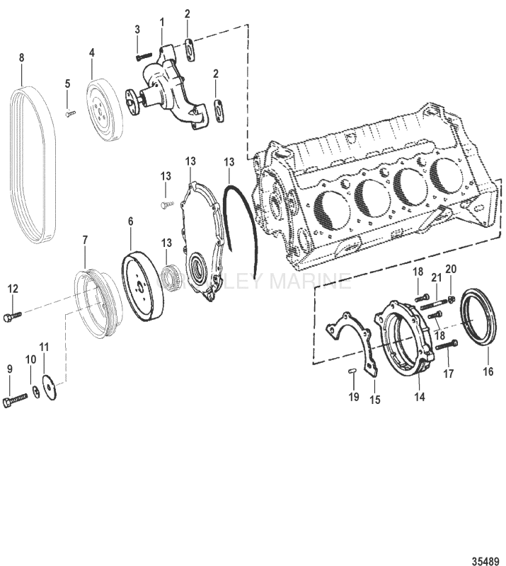 Water Pump And Front Cover image