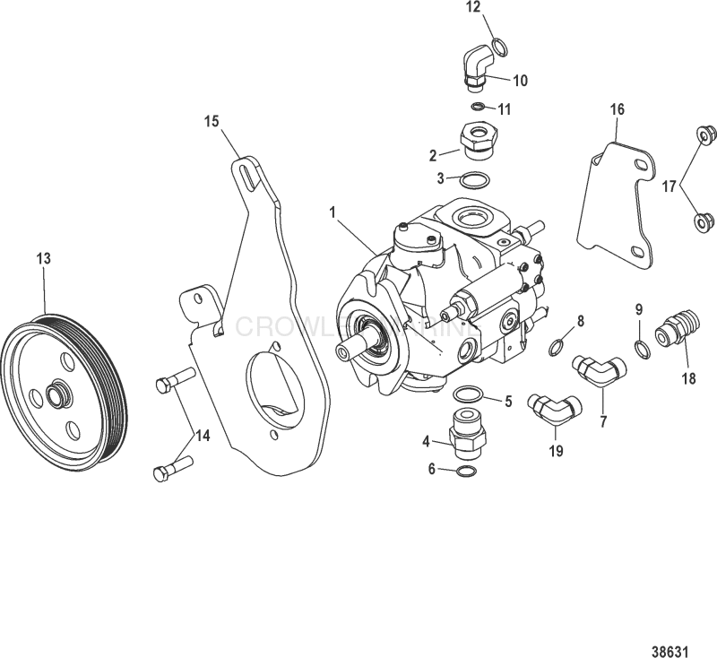 Axius Steering Hydraulic Pump 1a342860 And Up Gen I image