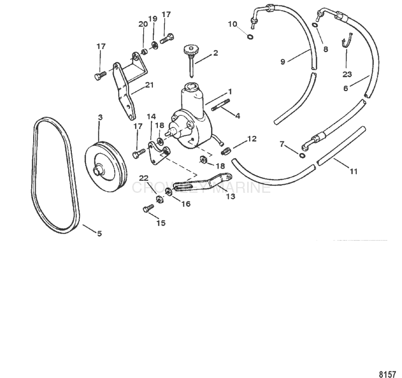 Power Steering Pump Assembly image