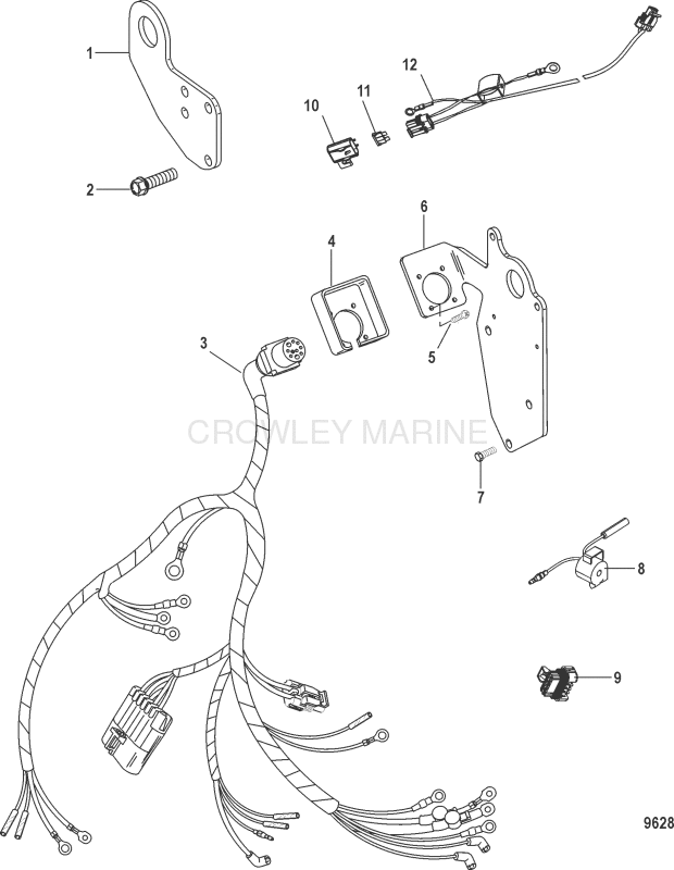 Lifting Brackets And Wiring Harness image