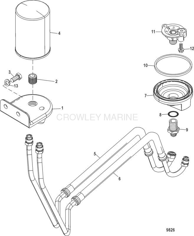 Remote Oil Filter Assembly image