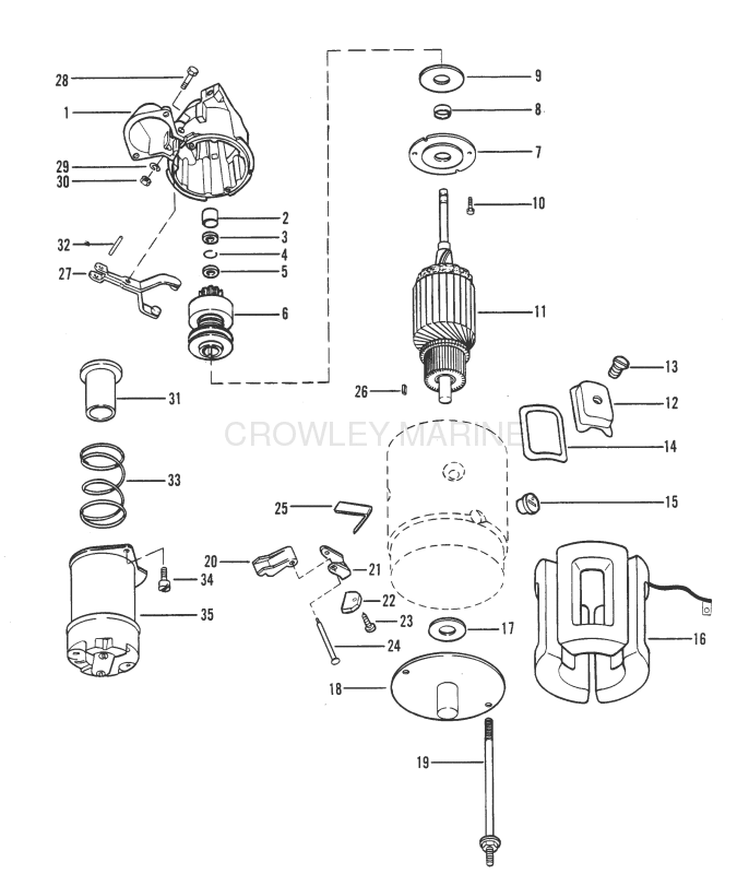Starter Motor Assembly image