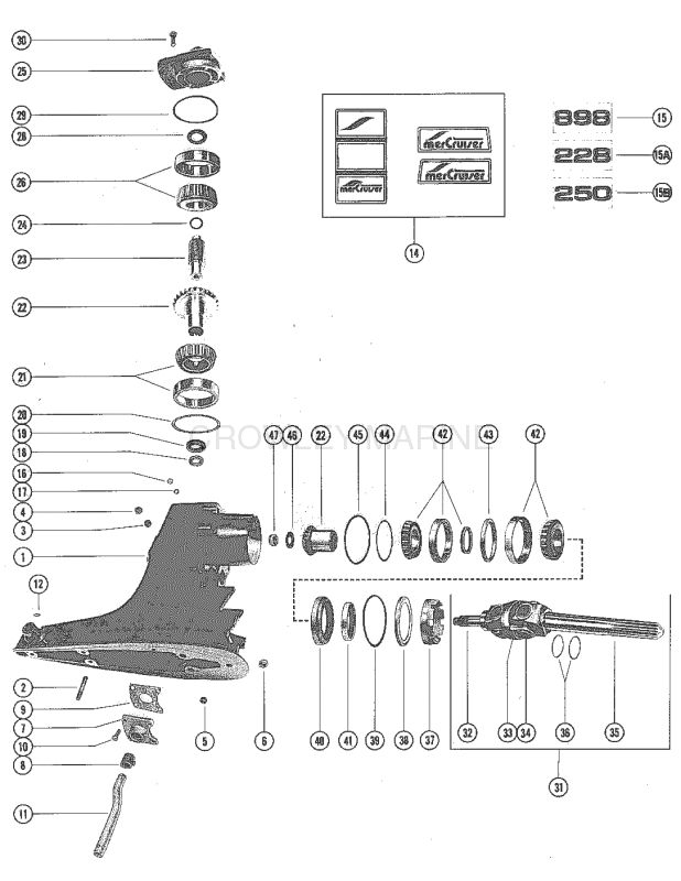 Drive Shaft Housing Assembly And Gear Assembly image