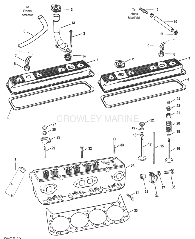 Cylinder Head And Rocker Cover image
