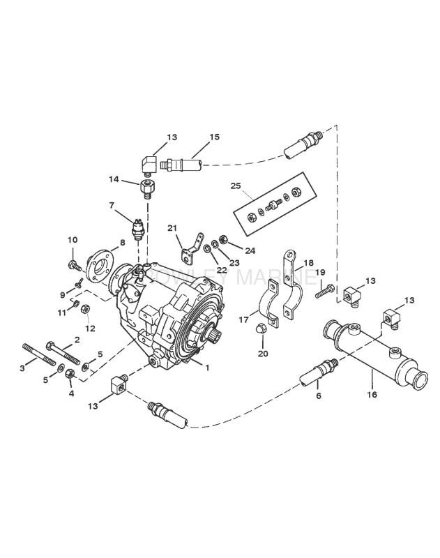 Transmission And Related Parts (In Line) (Borg Warner) image