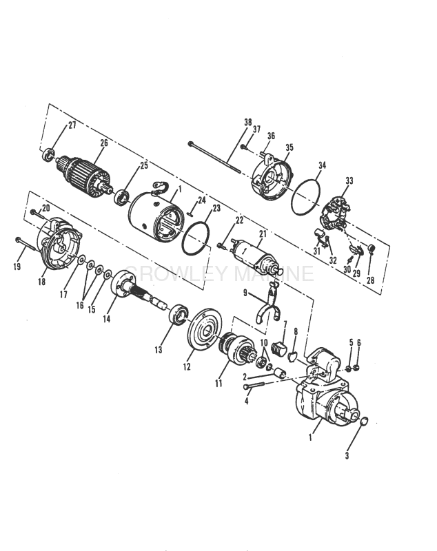 Starter Motor (Stern Drive) image