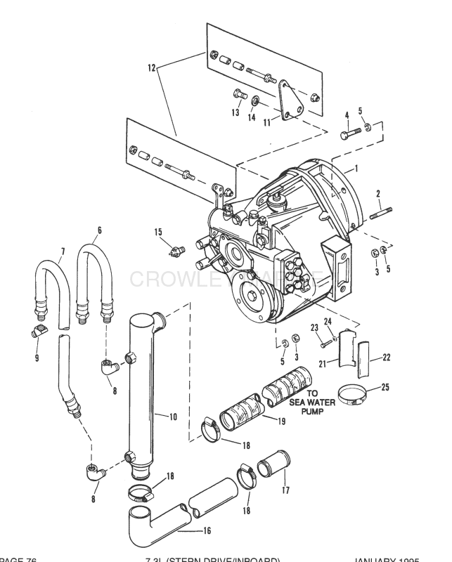Transmission And Related Parts (Inboard) image