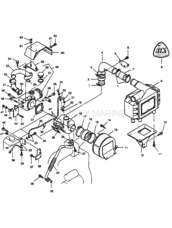 Turbocharger 220 H.P. (Design I) S N 2188 & Below Page 2 2 image