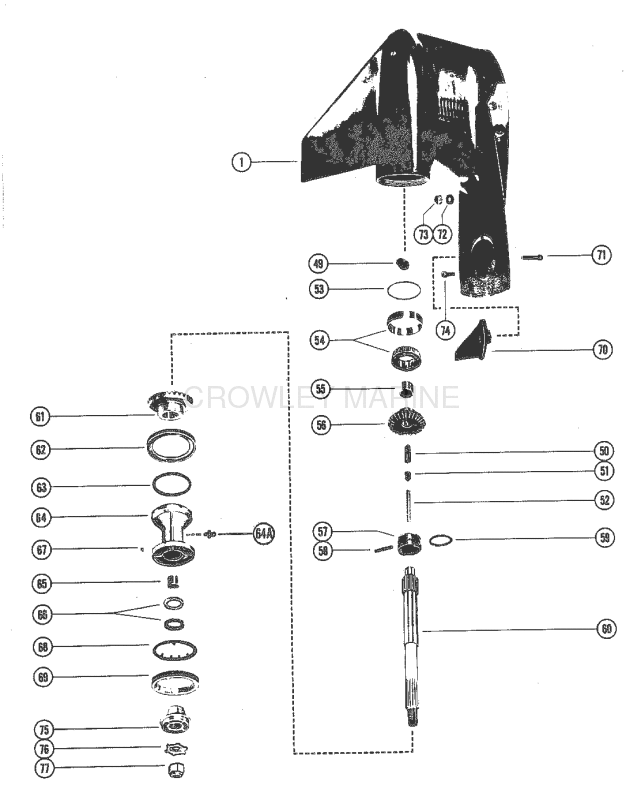 Gear Housing (Propeller Shaft) image