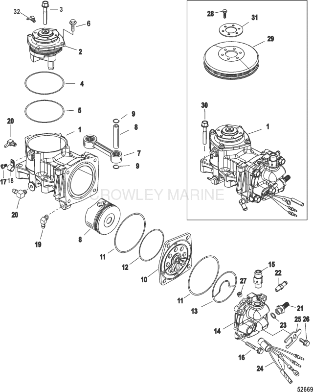 Air Compressor Components Sn 1b885132 And Up image