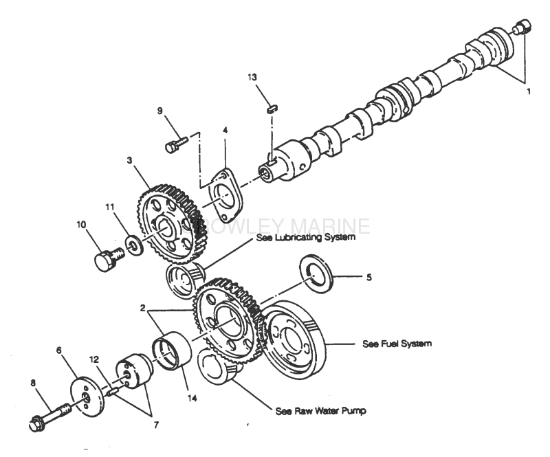 Camshaft And Idler Gear image
