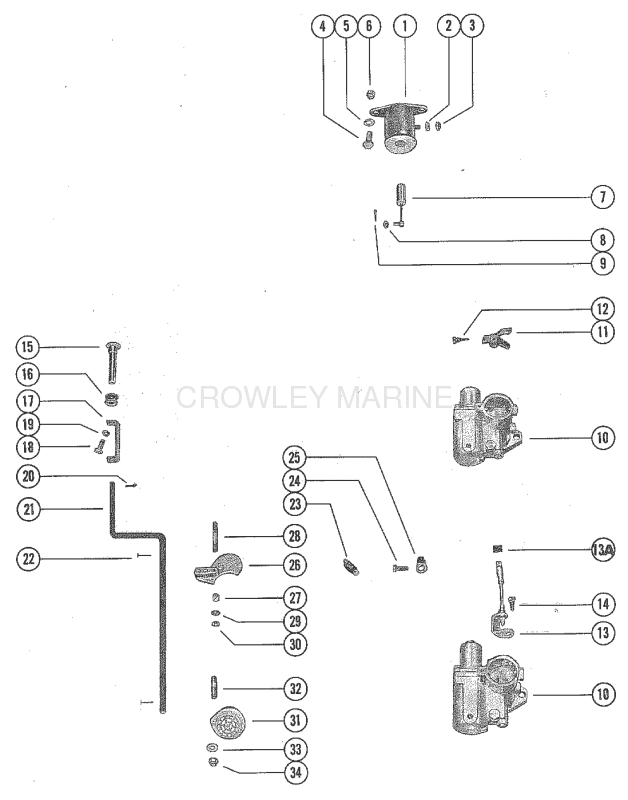 Carburetor Linkage And Choke Solenoid image