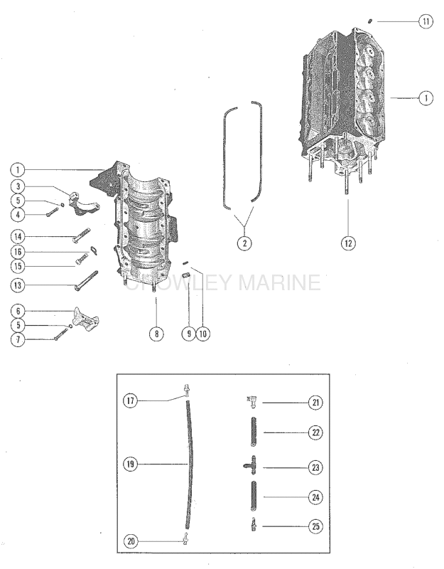 Cylinder Block And Crankcase Assembly image